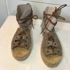 Soludos taupe sandals 7.